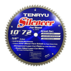 Tenryu SL-25572 10-inch Carbide Tipped Table Miter Saw Blade