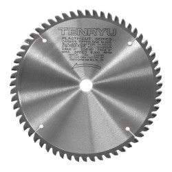 Tenryu PC-18560CB Plastic Cutting Thin Kerf 7-1/4-Inch Saw Blade