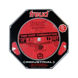 Freud LU83R010 Industrial 10-in 50T Thin Kerf Combination Saw Blade