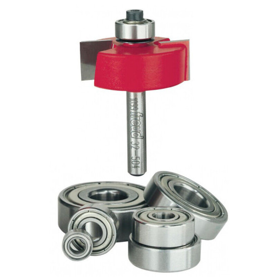 g Bits with Bearing Router Bit Set, 1/4-inch Shank