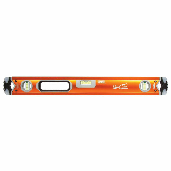 Swanson SVB240 24-inch Savage Box Beam Level with Exclusive GelShock End Caps