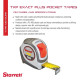 Starrett Exact Plus Retractable Metric Pocket Tape Measure - KTXP106-5M-N