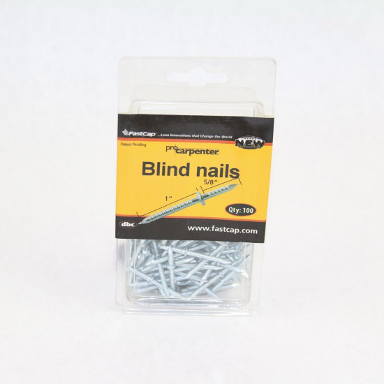 FastCap BLINDNAIL1XKIT Double-ended 1-inch by 5/8-inch Blind Nails, 100 Nails