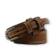R.G. BULLCO RGB-122 1-1/2-In Brown Ranger Leather Belt - Size 32