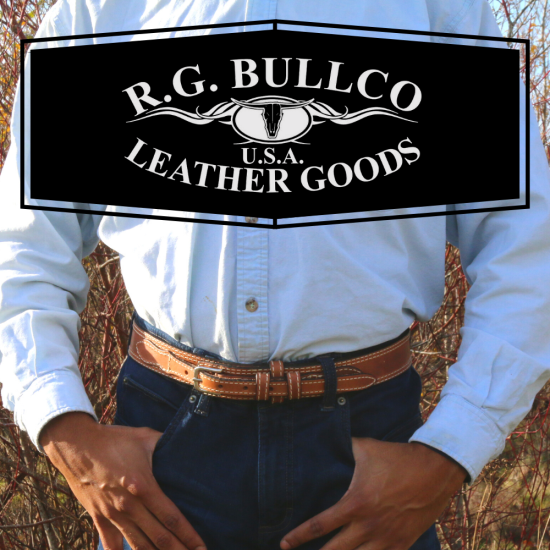 R.G. BULLCO RGB-122 1-1/2-In Brown Ranger Leather Belt - Size 32