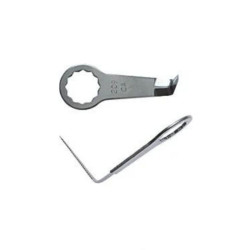 Fein Gator Cutting Blades - L-Shaped, Serrated, 2-Pack - 63903209014