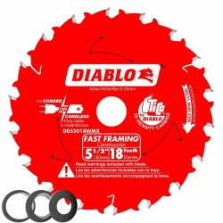 Freud-Diablo DB 5-1/2 X 18T Wood CSB MB, D055018WMX