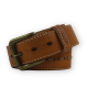 R.G. BULLCO RGB-121 1-1/2-In Tan Full Grain Backstrap Leather Belt - Size 36