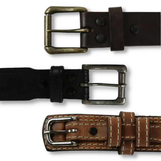 R.G. BULLCO RGB-121 1-1/2-In Tan Full Grain Backstrap Leather Belt - Size 36