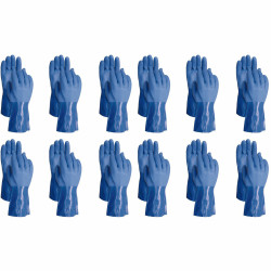ATLAS 660 Vinylove Triple Dipped Large Textured PVC Work Gloves, 24-Pairs