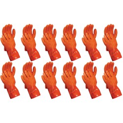 Atlas 460 Vinylove Cold Weather PVC Insulated Freezer Large Gloves, 12-Pairs