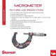 Starrett APT436.1XRL-2 Outside Micrometer, American Pride